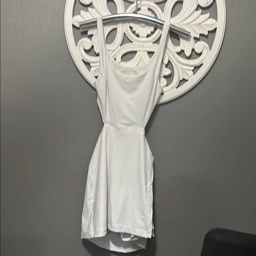 Outdoor Voices Athletic White Mini Dress